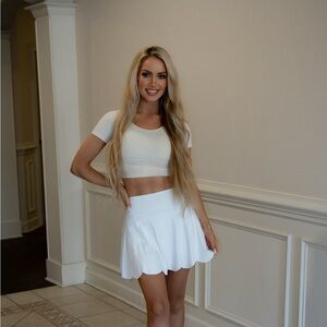 Berlook‎ Activewear Tie Up Crop Top